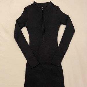 knitted skinny dress